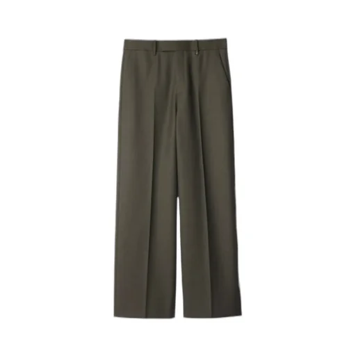Straight-Leg Tailored Trousers