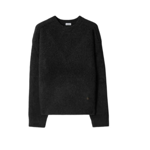 Logo Plaque Knitted Jumper