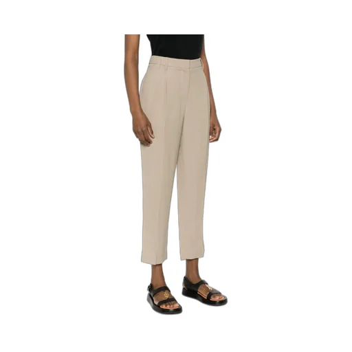 Cropped Tapered Trousers