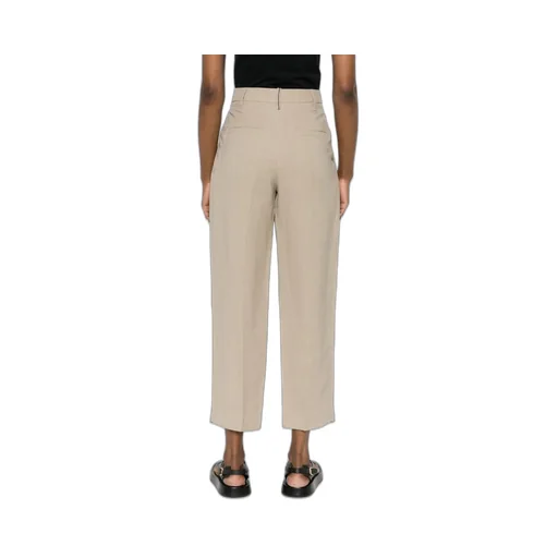 Cropped Tapered Trousers