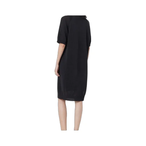 Crewneck Fine-Knitted T-Shirt Dress