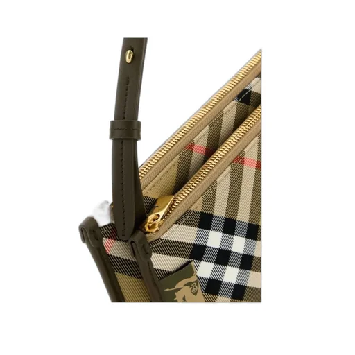 Checked Sling Crossbody Bag