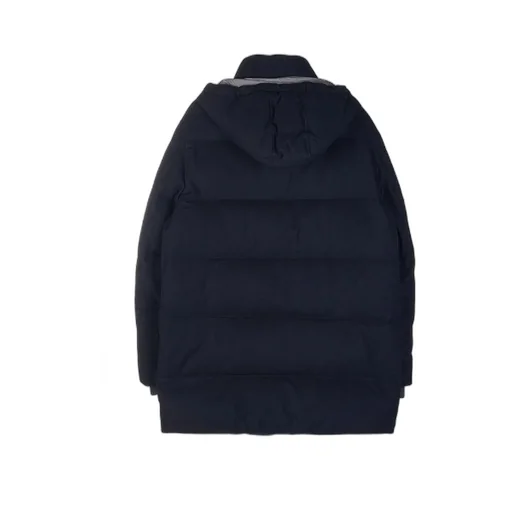 Long Hooded Down Jacket