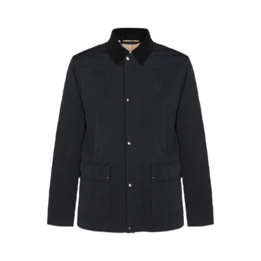 Logo Embroidered Quilted Jacket