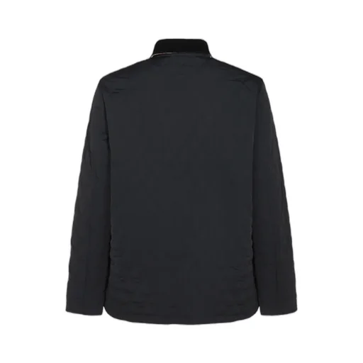Logo Embroidered Quilted Jacket