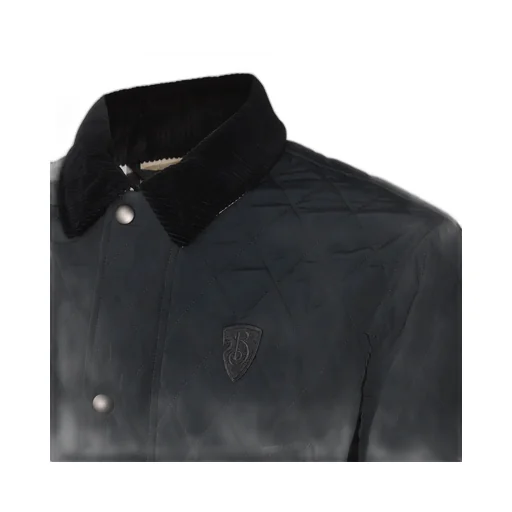 Logo Embroidered Quilted Jacket