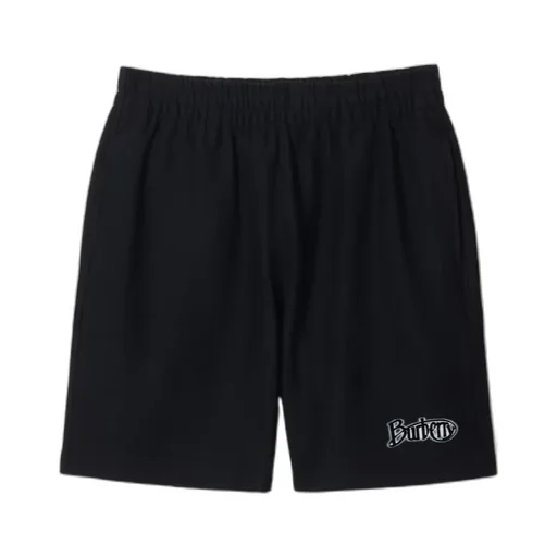 Flocked-Logo Cotton-Blend Shorts
