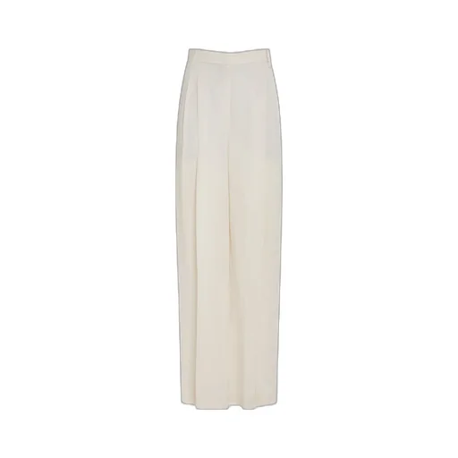 Linen Wide-Leg Trousers