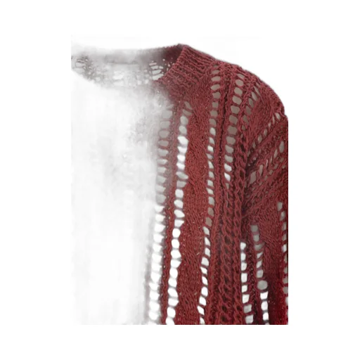 Crewneck Open Knit Jumper