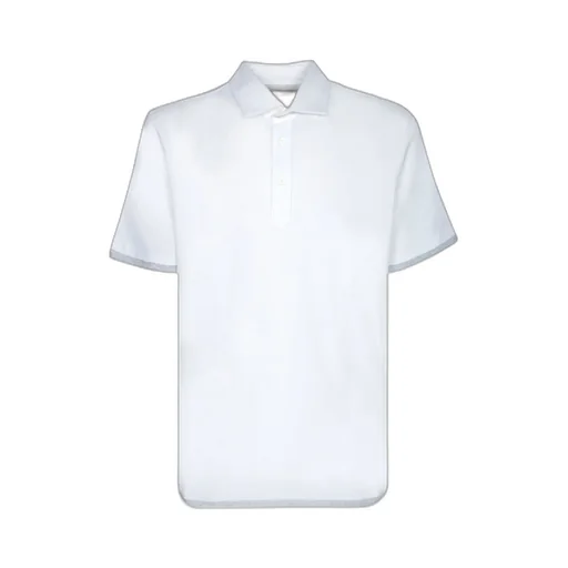 Short Sleeved Straight Hem Polo Shirt