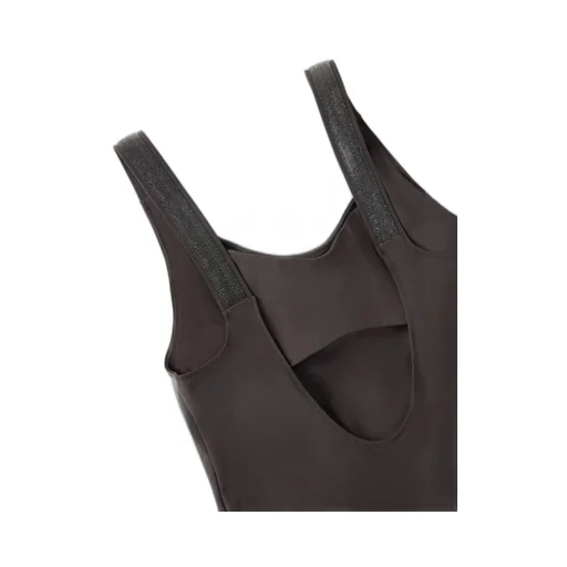 Sleeveless One-Piece Swimsuit