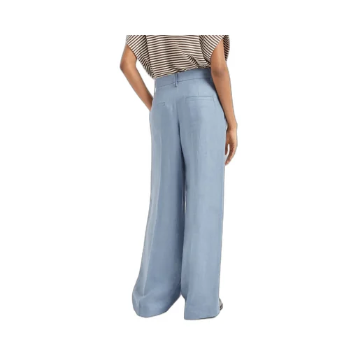 High-Waist Pleated Trousers