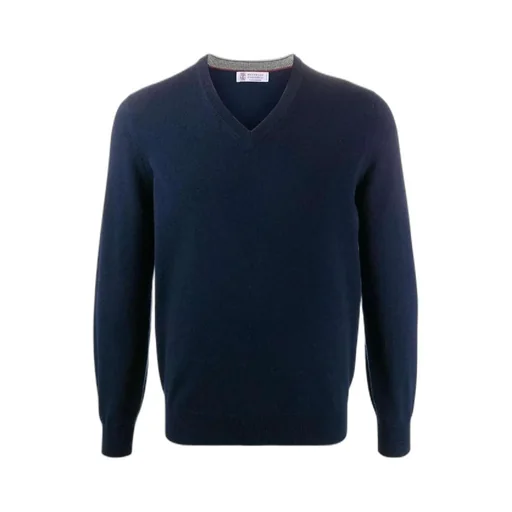 Plain V-Neck Jumper