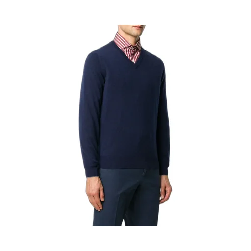 Plain V-Neck Jumper