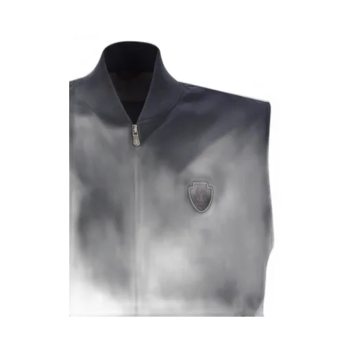 Logo Detailed Zipped Gilet