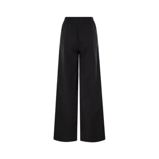 Pleated Wide-Leg Trousers