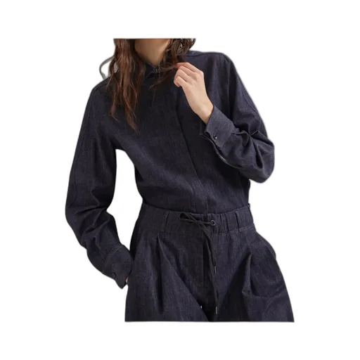 Embellished Long Sleeved Denim Shirt