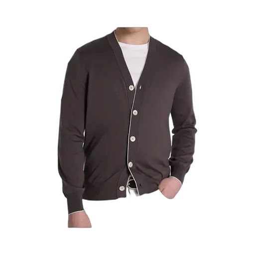 V-Neck Long-Sleeved Sweater