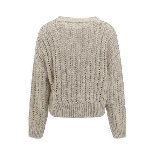 V-Neck Drop Shoulder Jumper