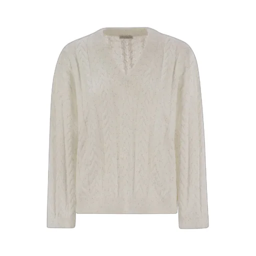 V-Neck Knitted Jumper