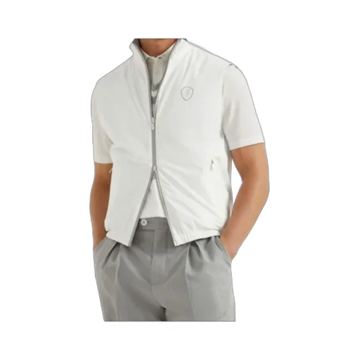 Reversible Quilted Zipped Gilet