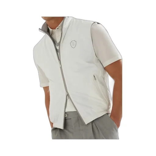 Reversible Quilted Zipped Gilet