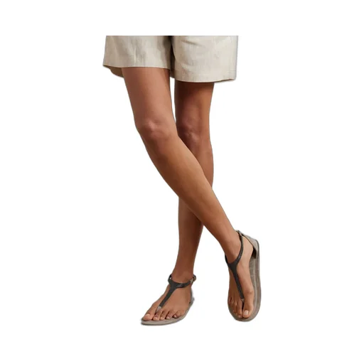 Monili-Detailed Flat Sandals