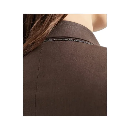 Embellished Polished Twill Blazer