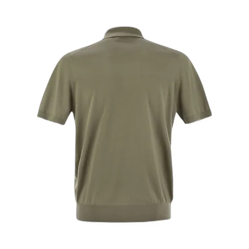 Short Sleeved Buttoned Polo Shirt