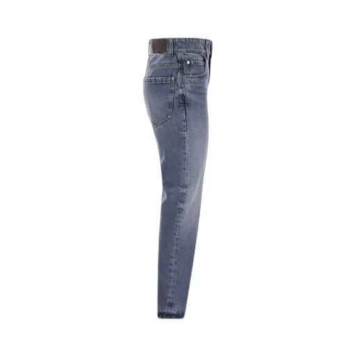High-Waist Straight-Leg Jeans