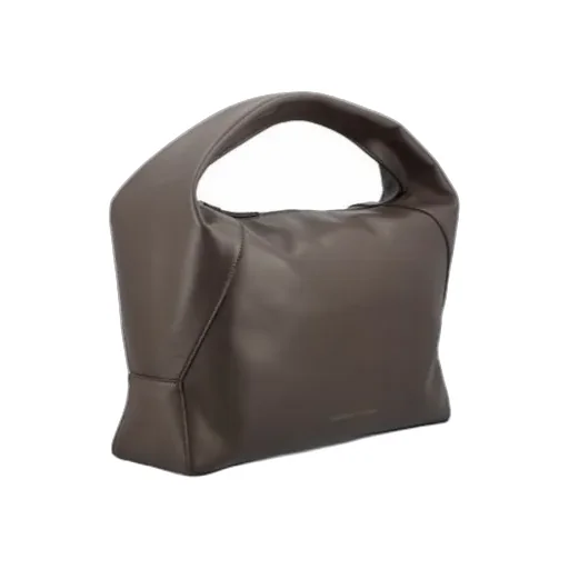 Logo-Printed Zipped Tote Bag