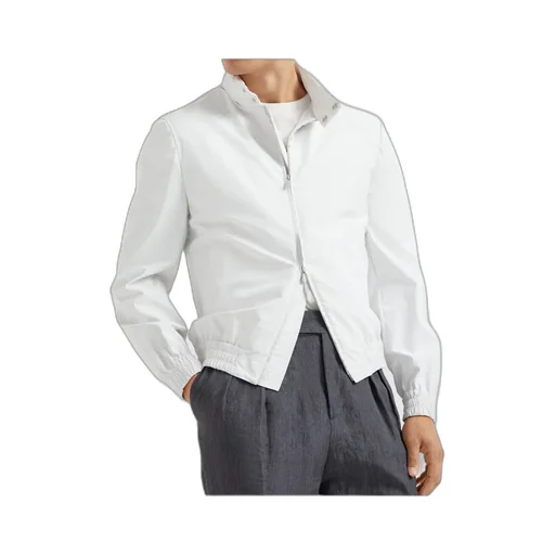 High Neck Zip-Up Bomber Jacket