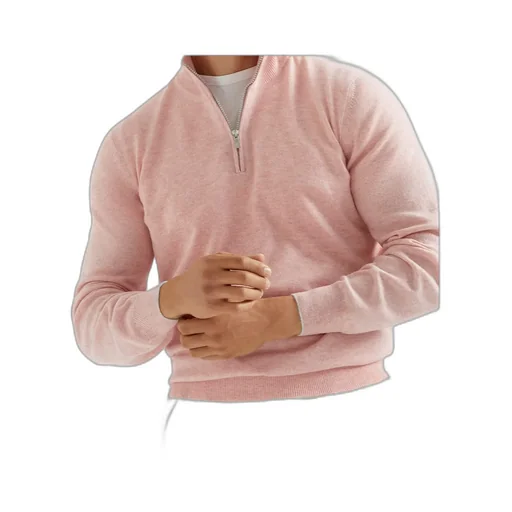 High-Neck Long Sleeved Sweater