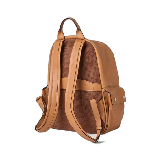 Logo-Printed Zipped Backpack