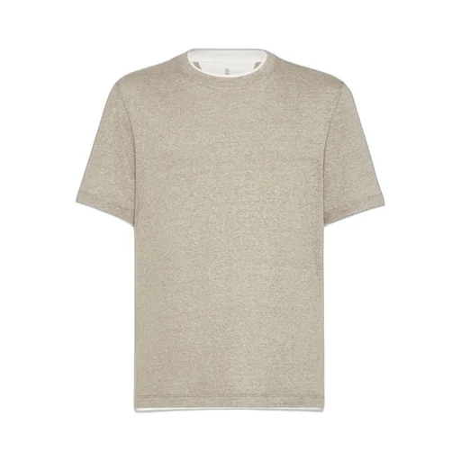 Layered Effect Crewneck T-Shirt