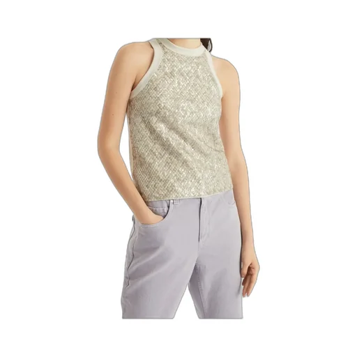 Sequin Embellished Tank Top