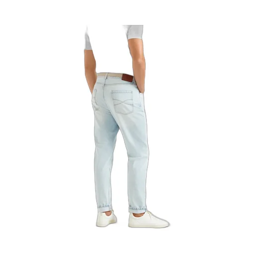 Logo Patch Mid-Rise Jeans