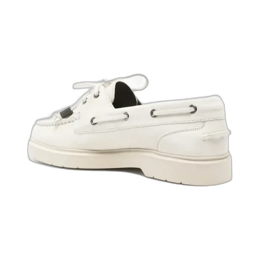 Monili-Chain Slip-On Boat Shoes