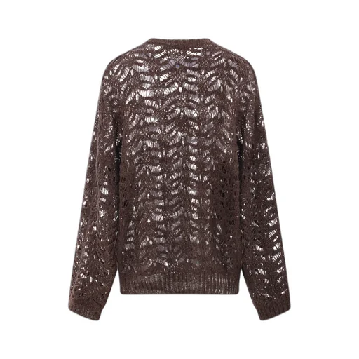 Sequin-Embellished Crewneck Jumper