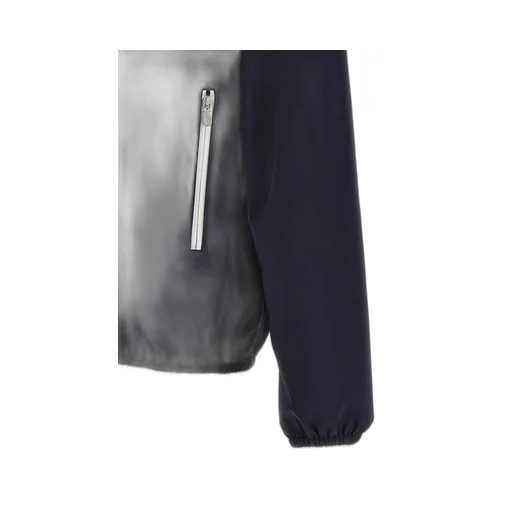 Logo Embroidered Zip-Up Hooded Jacket