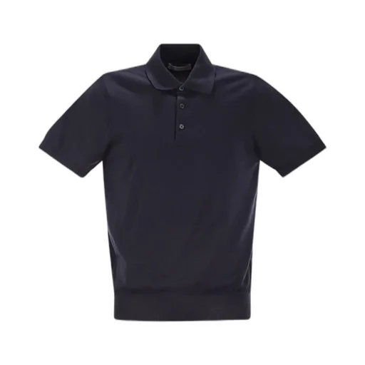 Short Sleeved Buttoned Polo Shirt