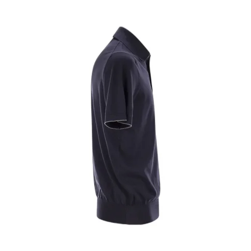 Short Sleeved Buttoned Polo Shirt