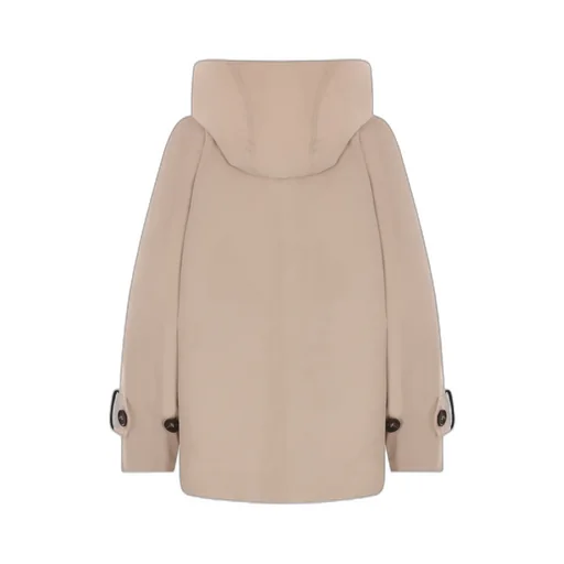 Double-Breasted Hooded Coat