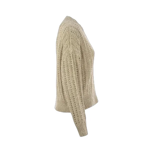 V-Neck Drop Shoulder Jumper