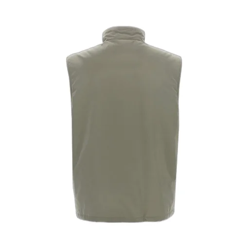 High-Neck Zipped Gilet