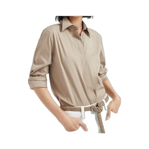 Straight-Point Collared Buttoned Shirt