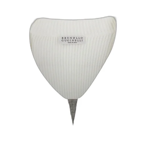 Monili-Embellished V-Neck Jumper