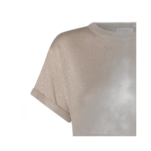 Short-Sleeved Crewneck Knitted T-Shirt