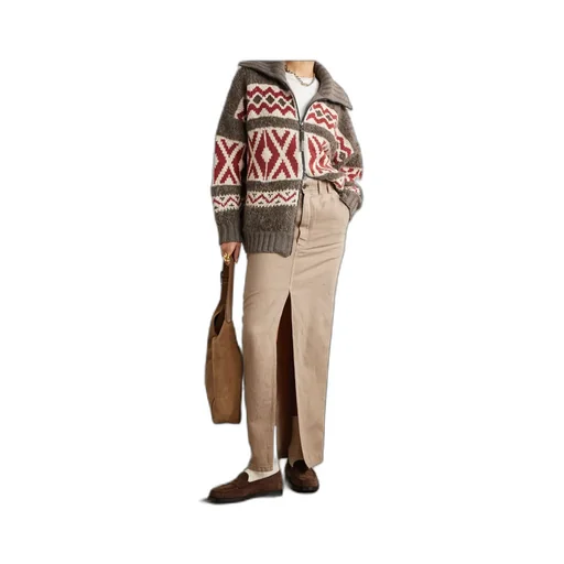 Logo Patch High-Waisted Skirt