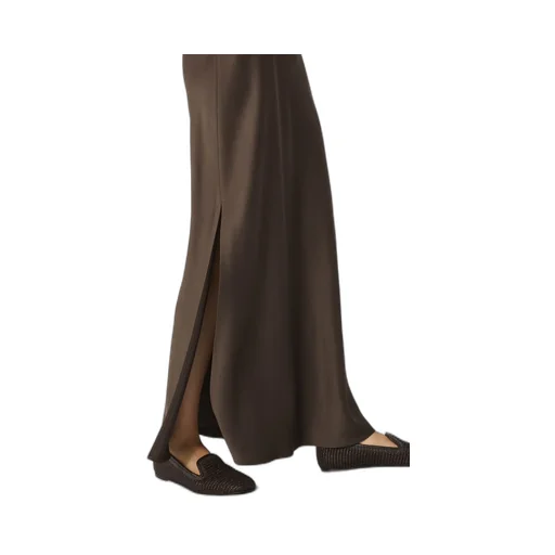 Bias-Cut Maxi Skirt